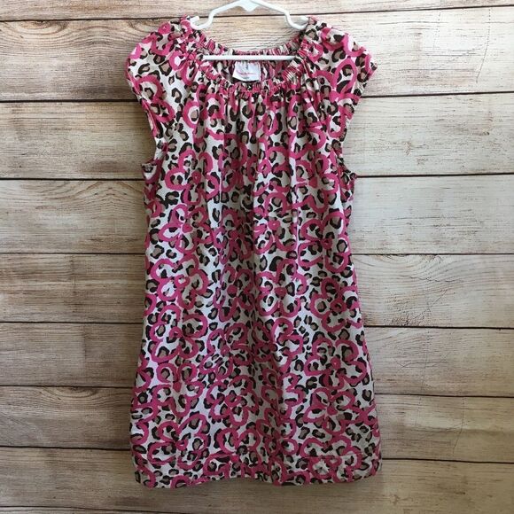 HANNA ANDERSSON SHIFT DRESS IN CHEETAH PRINT - Picture 1 of 5